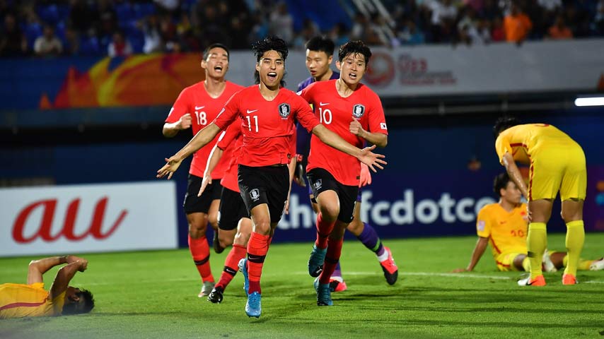 ฟุตบอลเอเชียเยาวชนอายุไม่เกิน 23 ปี : Korea Republic U23 VS China U23